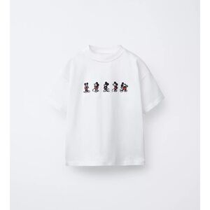 ZARA MICKEY MOUSE DISNEY EMBROIDERED T-SHIRT